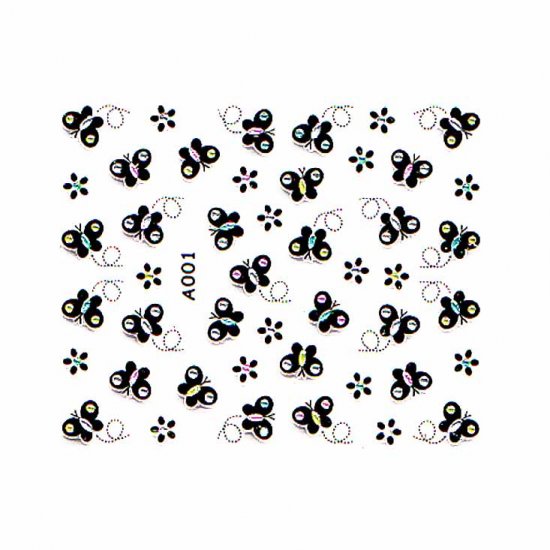 3D Nail Art Decoration Sticker Decal Manicure Butterfly (NA109)