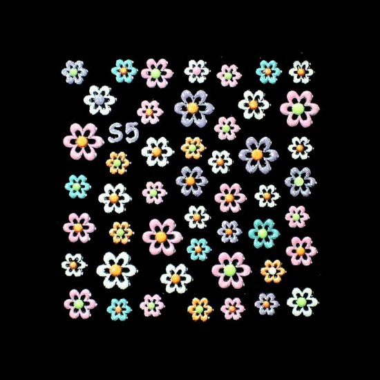 3D Nail Art Decoration Sticker Decal Manicure Floral (NA83)