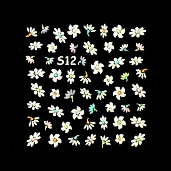 3D Nail Art Decoration Sticker Decal Manicure Floral (NA93)