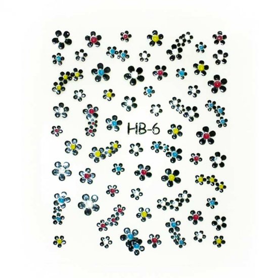 3D Nail Art Decoration Sticker Decal Manicure Floral (NA80)