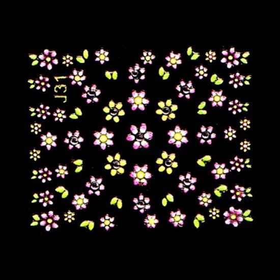 3D Nail Art Decoration Sticker Decal Manicure Floral (NA115)