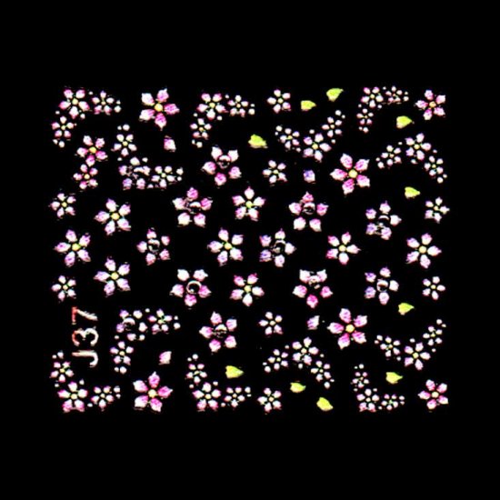 3D Nail Art Decoration Sticker Decal Manicure Floral (NA117)