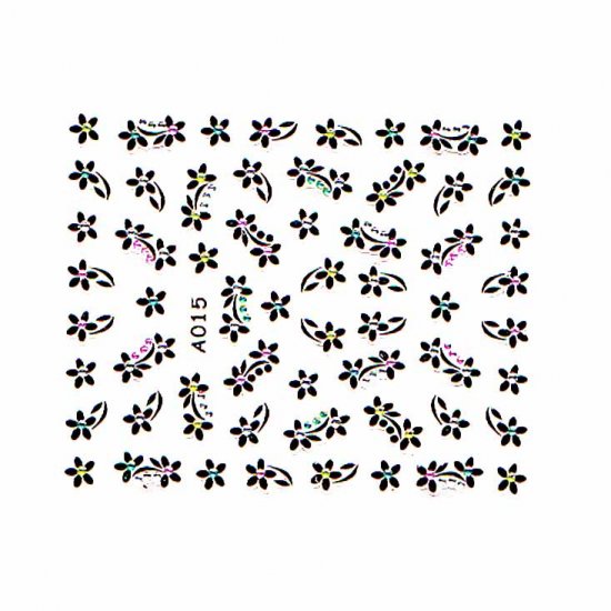 3D Nail Art Decoration Sticker Decal Manicure Floral (NA106)