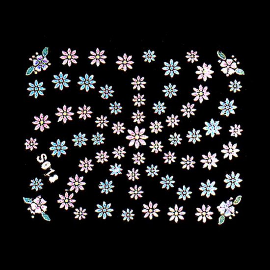 3D Nail Art Decoration Sticker Decal Manicure Floral (NA119)