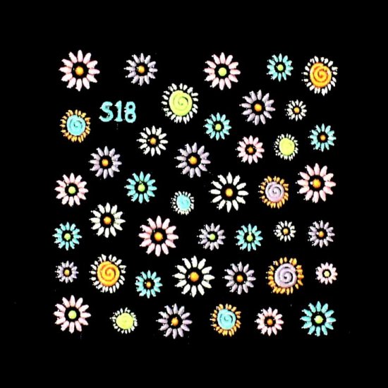 3D Nail Art Decoration Sticker Decal Manicure Floral (NA96)