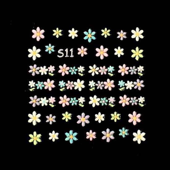 3D Nail Art Decoration Sticker Decal Manicure Floral (NA95)