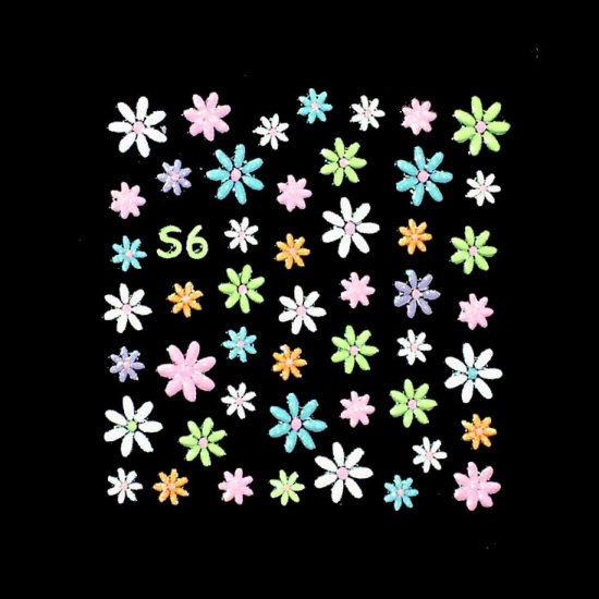 3D Nail Art Decoration Sticker Decal Manicure Floral (NA92)