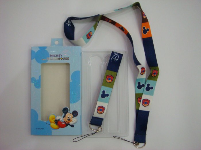 NEW Disney Mickey Lanyard Phone and Neck Straps