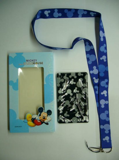 NEW Disney Mickey Lanyard Neck Straps with Card Holder
