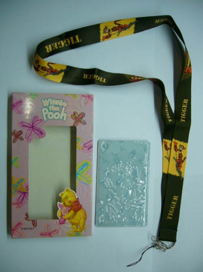NEW Disney Pooh Lanyard Neck Straps with Card Holder