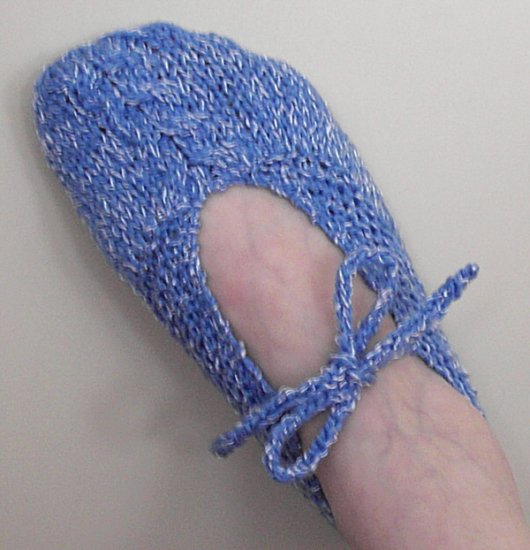 Maryjane Style Slippers, 2 Variations, PDF Pattern File