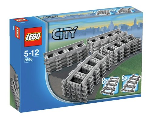 LEGO City-7896 Straight & Curved Rails