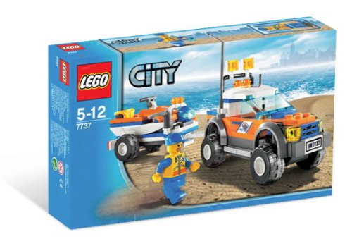 LEGO City-7737 Coast Guard 4WD & Jet Scooter