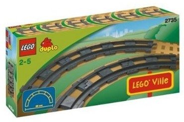 LEGO Dulpo-2735 Curved Rails