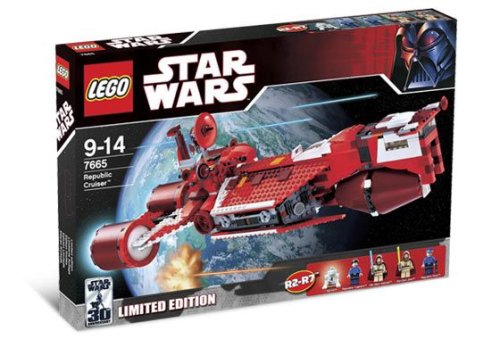 LEGO Star Wars-7665 Republic Cruiser (Limited Edition - with R2-R7)
