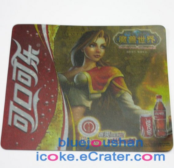 Coca-Cola Coke World Of Warcraft " WoW " Limited Edition Advertising Mouse Pad