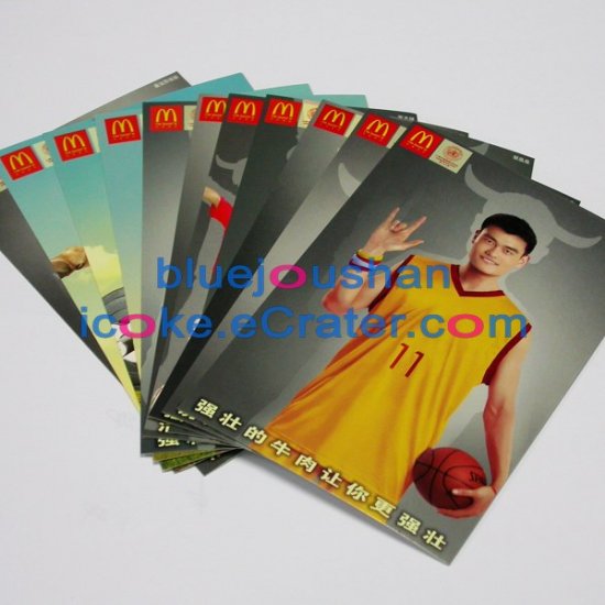 A Set of 2006 Mcdonald's McDonalds Super Star Show 11 Post Cards Postcards ( Including Yaomin)