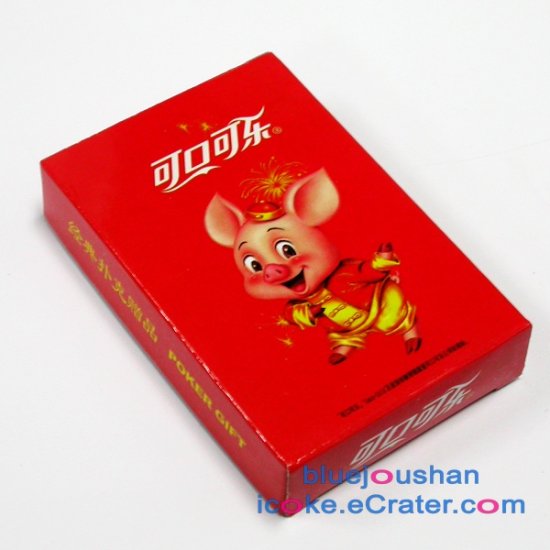 2007 Coca-Cola Coke New Chinese Year Poker Set Limited Edition Advertising Playing Cards Deck