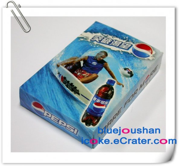 2006 Pepsi-Cola Super Football Star Limited Edition Advertising Playing Poker Cards Set