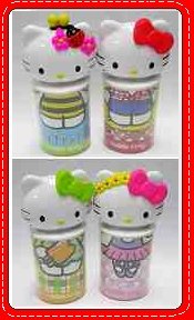 A Set of McDonalds McDonald's Limited Edition 4 Hello Kitty Pen Vase Box