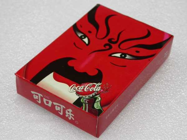 A Deck of 1986 Limited Ed Coca-Cola Coke Beijing Opera Poker Set Playing Cards