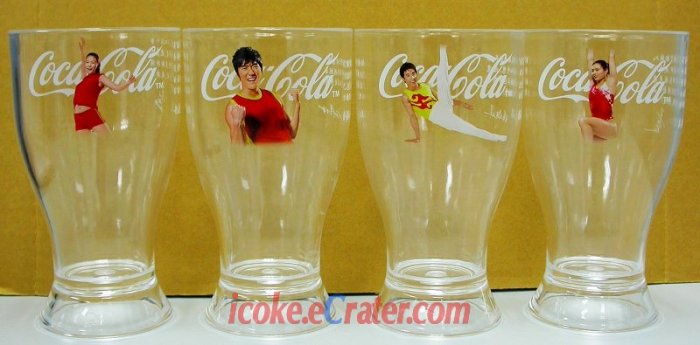 Coca-Cola 2004 Athens Olympic China Champions Coke Mugs Cups Set