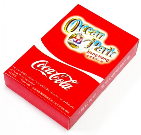 2008 HONG KONG OCEAN PARK COKE PLAYING CARDS DECK