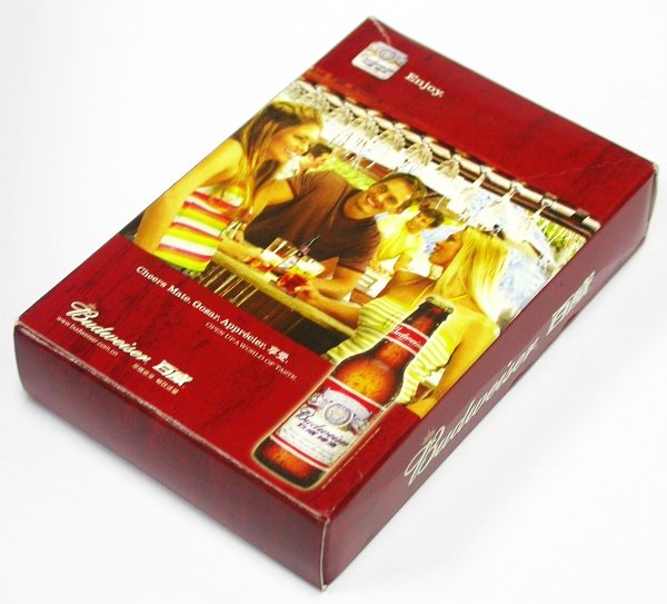 BUDWEISER BEER AD PLAYING POKER CARDS DECK