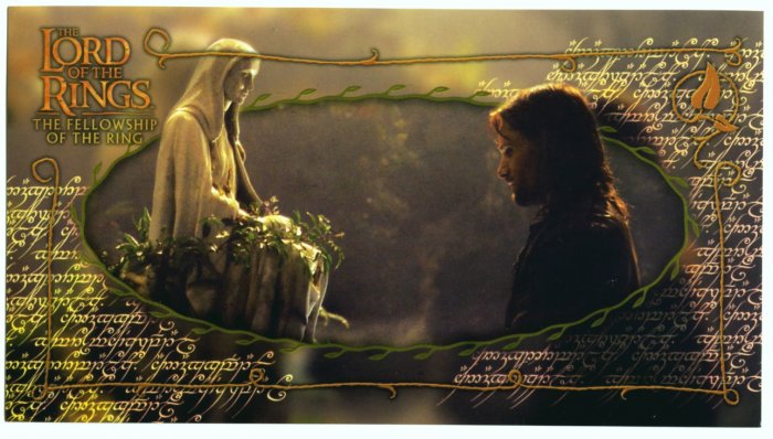 Czech Fellowship Postcard - Aragorn in Rivendell