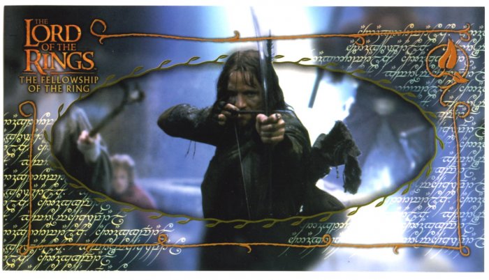Czech Fellowship Postcard - Aragorn in Moria