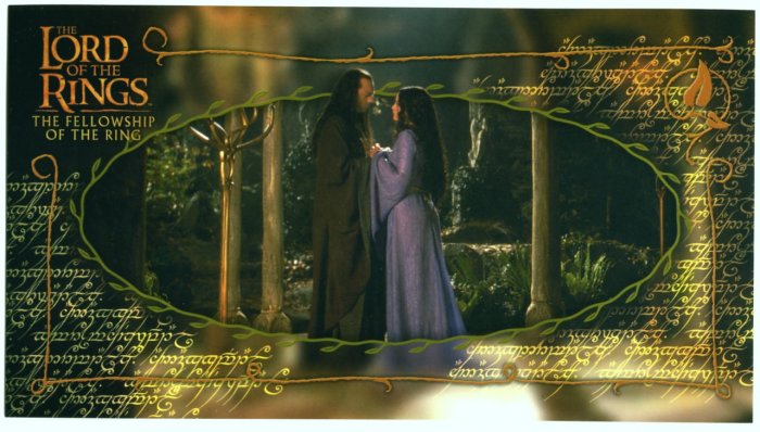 Czech Fellowship Postcard - Arwen & Elrond