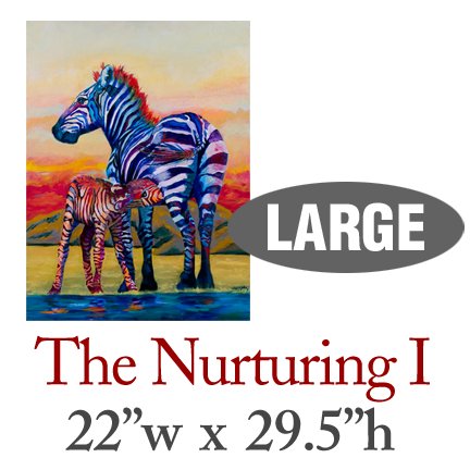 The Nurturing I – Zebras - LARGE