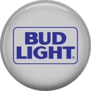 Bud Light Beer, 1 Inch Food and Drink Pinback Button Badge - 0402