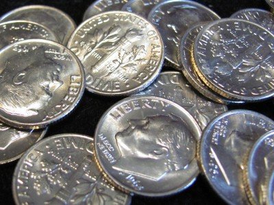 1963-D Gem BU Silver Roosevelt Dimes