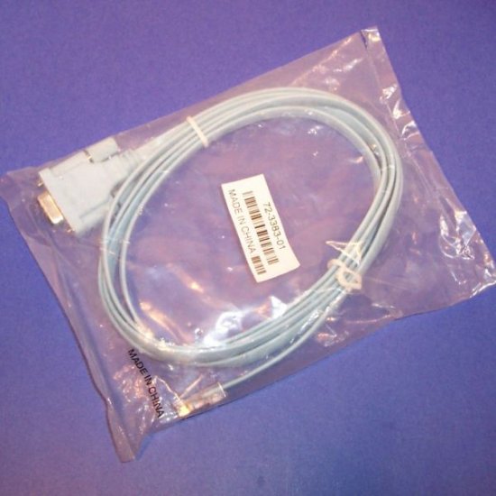 Cisco Molded Serial Console Adapter and Cable.
