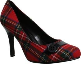 Plaid High Heels