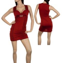 Wine Colored Club Dress