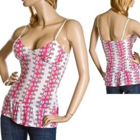 pink tank top