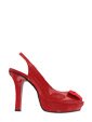 Red Sling Back Pumps