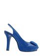 Blue Slingback Heels