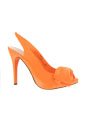 orange slingback heels