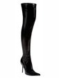 black thigh high boots