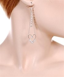 Heart Drop Earrings