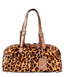 animal print handbag