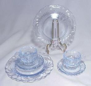 Child's Dinner Sets (2) Caprice in Moonlite Blue