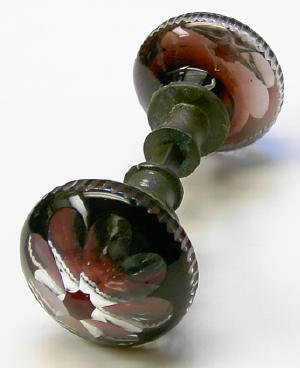 Victorian Style Dbl Door Knob in Ruby