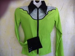 Lime/Black, Western Pleasure, Rail, Showmanship, Shirt