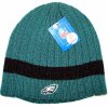 Philadelphia Eagles Black Stripe Ribbed Beanies