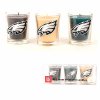 Philadelphia Eagles 3 Pack Shotglass Candles
