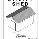 sided rectangular gazebo with gable roof building plans blueprints 